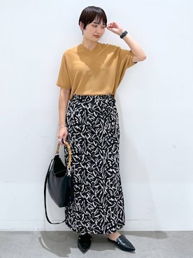 「新作」｜「アイテム（パンプス）」を使った、SuUさん（レディース・167cm）の春コーディネート
