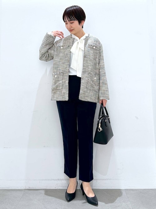 セール】＜2025ceremony＞レモニーダブルクロステーパードパンツ