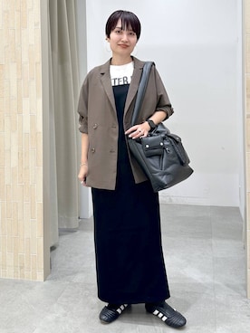 「アイテム（ワンピース）」を使った、SuUさん（レディース・167cm・40代）の夏コーディネート