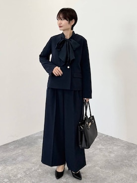 「Elura（エルーラ）のアイテム」を使った、SuUさん（レディース・167cm）の冬コーディネート