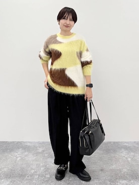 「アイテム（バッグ）」を使った、SuUさん（レディース・167cm・40代）の冬コーディネート