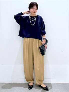 「新作」｜「アイテム（パンプス）」を使った、SuUさん（レディース・167cm）の春コーディネート