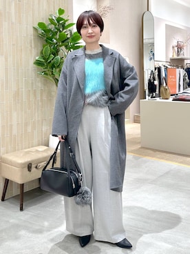 「アイテム（パンプス）」を使った、SuUさん（レディース・167cm・40代）の冬コーディネート