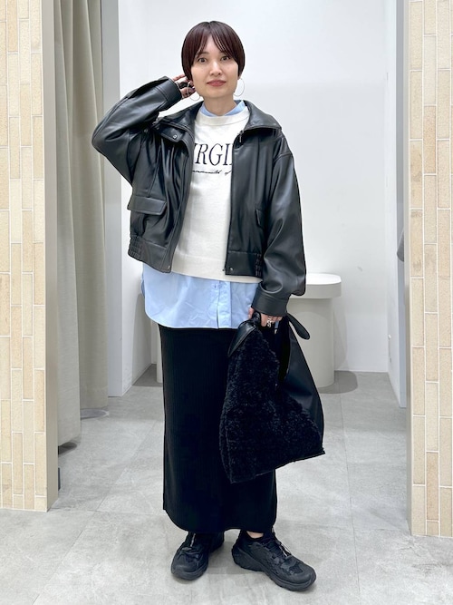 セール】フェイクレザーブルゾン/590911（ブルゾン）｜Elura（エルーラ