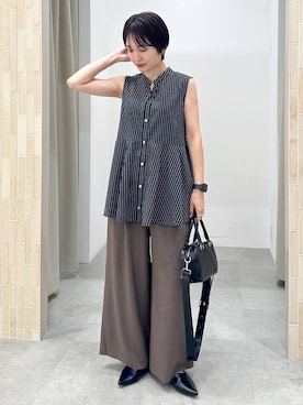 「アイテム（パンプス）」を使った、SuUさん（レディース・167cm・40代）の夏コーディネート