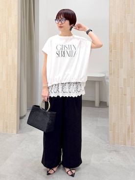 「Elura（エルーラ）のアイテム」を使った、SuUさん（レディース・167cm）の春コーディネート