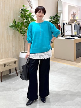 「eL（エル）のアイテム」を使った、SuUさん（レディース・167cm）の秋コーディネート
