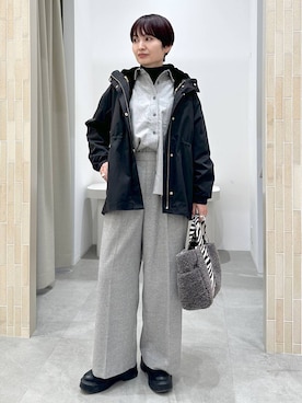 「アイテム（マウンテンパーカー）」を使った、SuUさん（レディース・167cm）の秋コーディネート