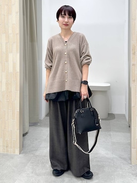 「アイテム（タンクトップ）」を使った、SuUさん（レディース・167cm・40代）の秋コーディネート