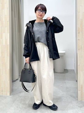 「アイテム（マウンテンパーカー）」を使った、SuUさん（レディース・167cm）の秋コーディネート