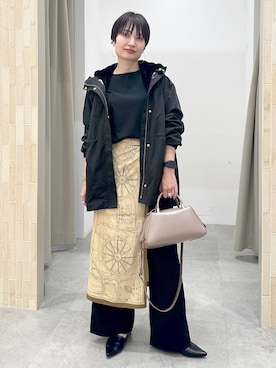 「アイテム（マウンテンパーカー）」を使った、SuUさん（レディース・167cm）の秋コーディネート