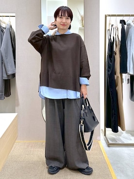 「アイテム（ハンドバッグ）」を使った、SuUさん（レディース・167cm・40代）の秋コーディネート