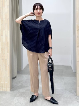 「アイテム（パンプス）」を使った、SuUさん（レディース・167cm・40代）の夏コーディネート