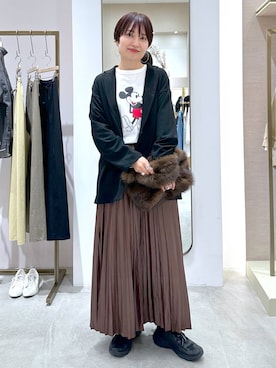「アイテム（テーラードジャケット）」を使った、SuUさん（レディース・167cm・40代）の秋コーディネート