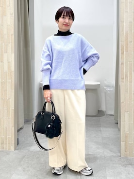 「アイテム（ハンドバッグ）」を使った、SuUさん（レディース・167cm・40代）の秋コーディネート