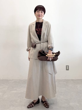 「eL（エル）のアイテム」を使った、SuUさん（レディース・167cm）の春コーディネート