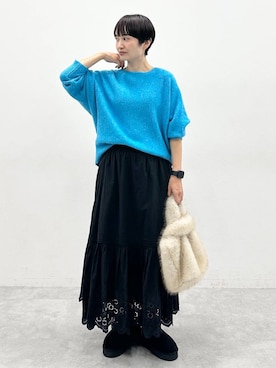 「アイテム（ブーツ）」を使った、SuUさん（レディース・167cm・40代）の秋コーディネート