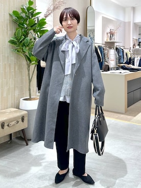 「アイテム（ベスト）」を使った、SuUさん（レディース・167cm・40代）の秋コーディネート