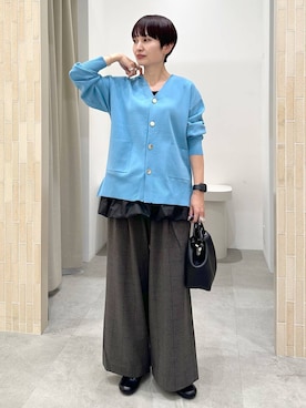 「アイテム（ショルダーバッグ）」を使った、SuUさん（レディース・167cm・40代）の秋コーディネート