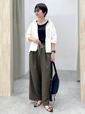 「アイテム（ハンドバッグ）」を使った、SuUさん（レディース・167cm・40代）の夏コーディネート