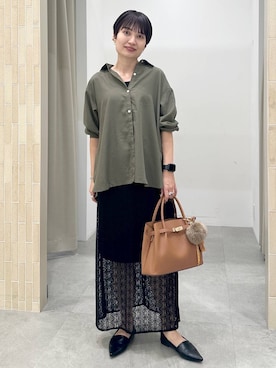 「アイテム（スカート）」を使った、SuUさん（レディース・167cm・40代）の夏コーディネート