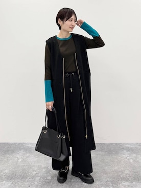 「アイテム（ワンピース/ドレス）」を使った、SuUさん（レディース・167cm・40代）の冬コーディネート