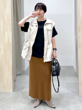 「アイテム（その他アウター）」を使った、SuUさん（レディース・167cm）の夏コーディネート