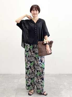 「Elura（エルーラ）のアイテム」を使った、SuUさん（レディース・167cm）の春コーディネート