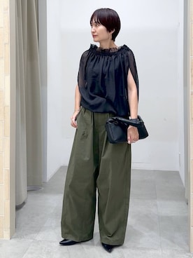 「アイテム（パンプス）」を使った、SuUさん（レディース・167cm）の夏コーディネート