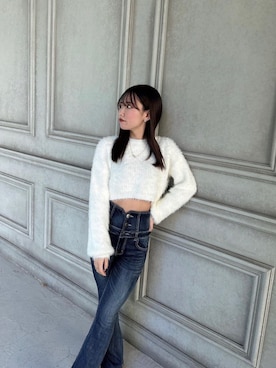 「クロップド丈」｜ENVYM_MIUさん（レディース・153cm）の秋コーディネート