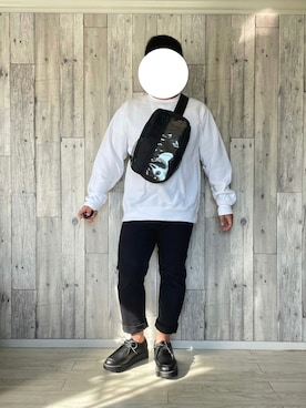 「act'm（アクトム）のアイテム（バッグ）」を使った、sagan.spさん（メンズ・160cm）の秋コーディネート