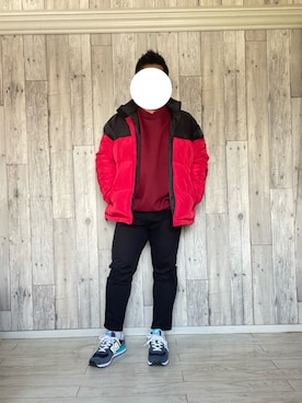 「RAGEBLUE（レイジブルー）のアイテム（ダウンジャケット/コート）」を使った、sagan.spさん（メンズ・160cm）の冬コーディネート