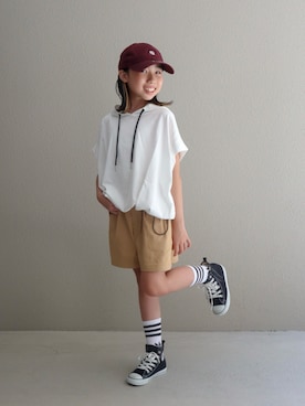 cononᐝさん(キッズ・129cm)の夏コーディネート