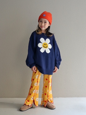 「アイテム（パンツ）」を使った、cononᐝさん（キッズ・124cm・10代）の冬コーディネート