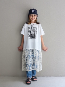 cononᐝさん（キッズ・129cm）の夏コーディネート