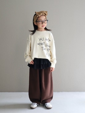 cononᐝさん（キッズ・124cm）の秋コーディネート