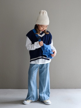 cononᐝさん（キッズ・124cm）の秋コーディネート