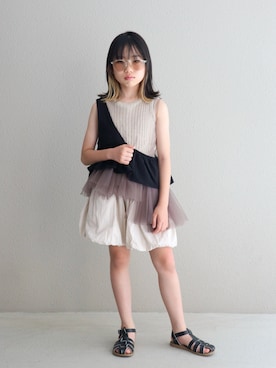 cononᐝさん（キッズ・129cm）の夏コーディネート