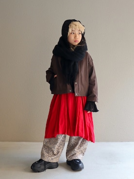 「JOURNAL STANDARD relume（ジャーナルスタンダード　レリューム）のアイテム」を使った、cononᐝさん（キッズ・124cm）の冬コーディネート