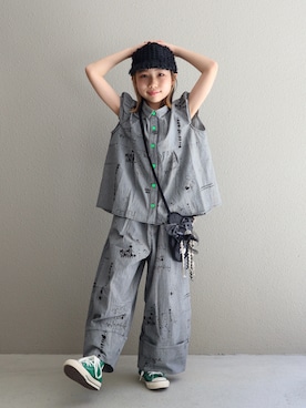 「SHIPS（シップス）のアイテム」を使った、cononᐝさん（キッズ・128cm）の春コーディネート