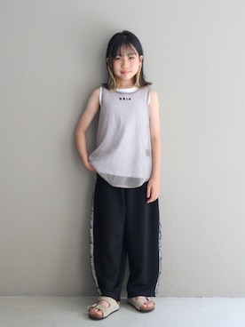 「Piet（ピエット）のアイテム」を使った、cononᐝさん（キッズ・129cm）の夏コーディネート