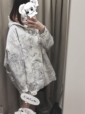 BALMUNG マルチカラーハイネックジャージパーカー(灰) BALMUNG（バルムング）の「BALMUNG / マルチカラーハイネック