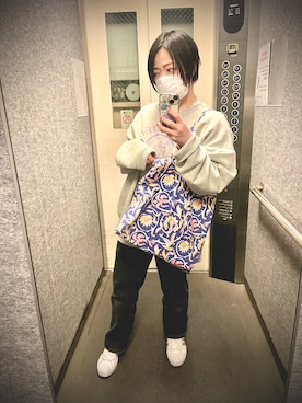 「sankyo shokai（サンキョウショウカイ）のアイテム」を使った、Jinさん（レディース・153cm）の冬コーディネート
