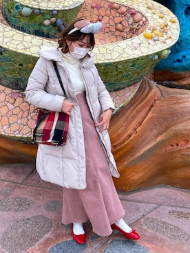「MISCH MASCH（ミッシュマッシュ）のアイテム（ジャケット/アウター）」を使った、emilyさん（レディース・159cm）の冬コーディネート