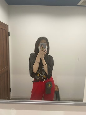 「HUMAN MADE（ヒューマンメード）のアイテム（バッグ）」を使った、awimさん（レディース・166cm）の秋コーディネート