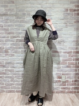 「TSUHARU by Samansa Mos2（ツハルバイサマンサモスモス）のアイテム（その他）」を使った、moe_sm2さん（レディース・156cm）の春コーディネート