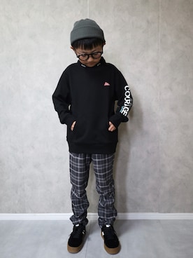 「アイテム（トップス）」を使った、m & s & nさん（キッズ・130cm）の秋コーディネート