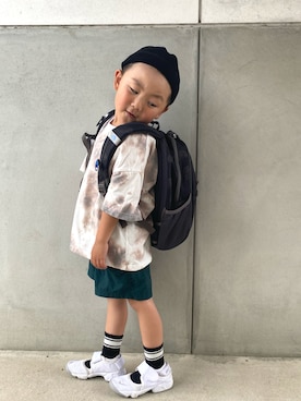 「ZOZOKIDSDAY」｜「アイテム（バッグ）」を使った、m & s & nさん（キッズ・110cm）の春コーディネート