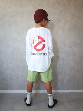 「アイテム（Tシャツ/カットソー）」を使った、m & s & nさん（キッズ・70cm）の夏コーディネート