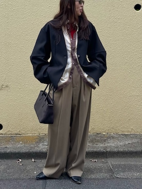 「AKTE（アクテ）のアイテム」を使った、satocoさん（レディース・167cm）の春コーディネート